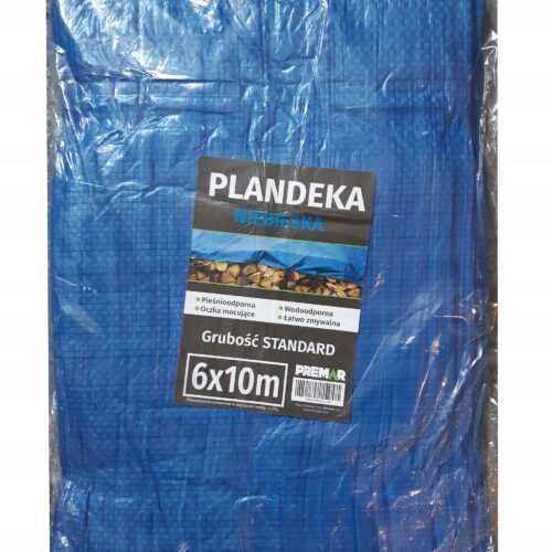NIEBIESKA PLANDEKA 6X10